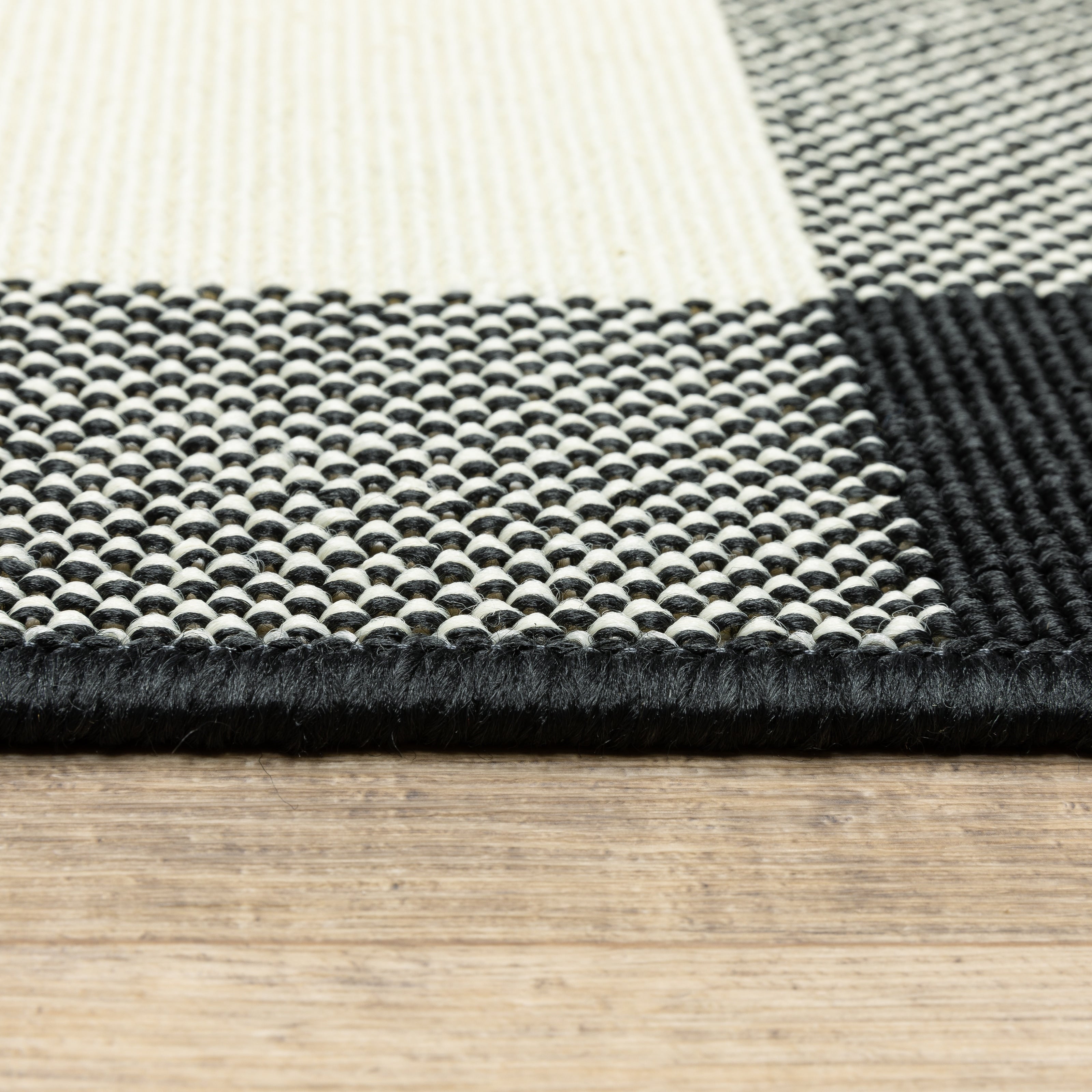 Tapis d'intérieur/extérieur à carreaux vichy de Vista Home Malta