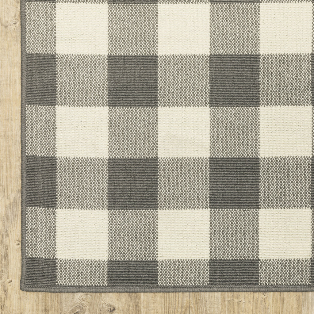 Tapis d'intérieur/extérieur à carreaux vichy de Vista Home Malta
