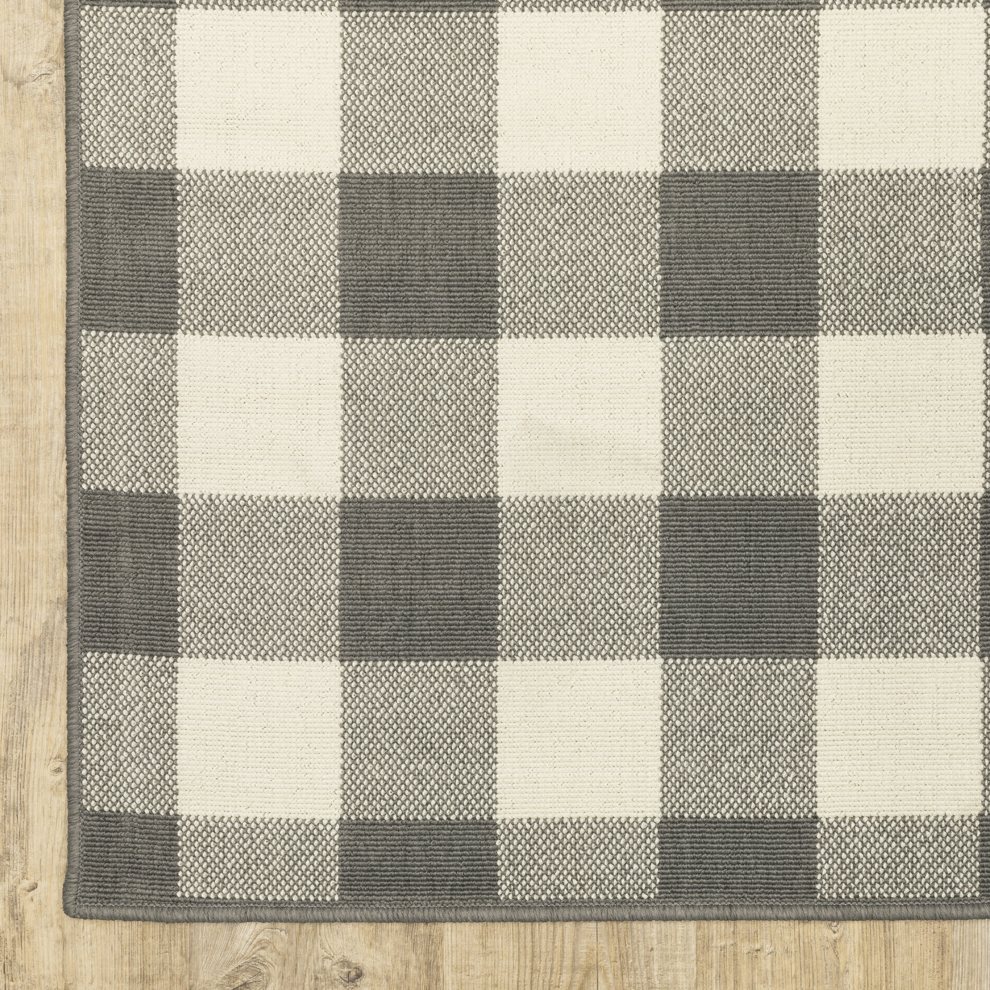 Tapis d'intérieur/extérieur à carreaux vichy de Vista Home Malta