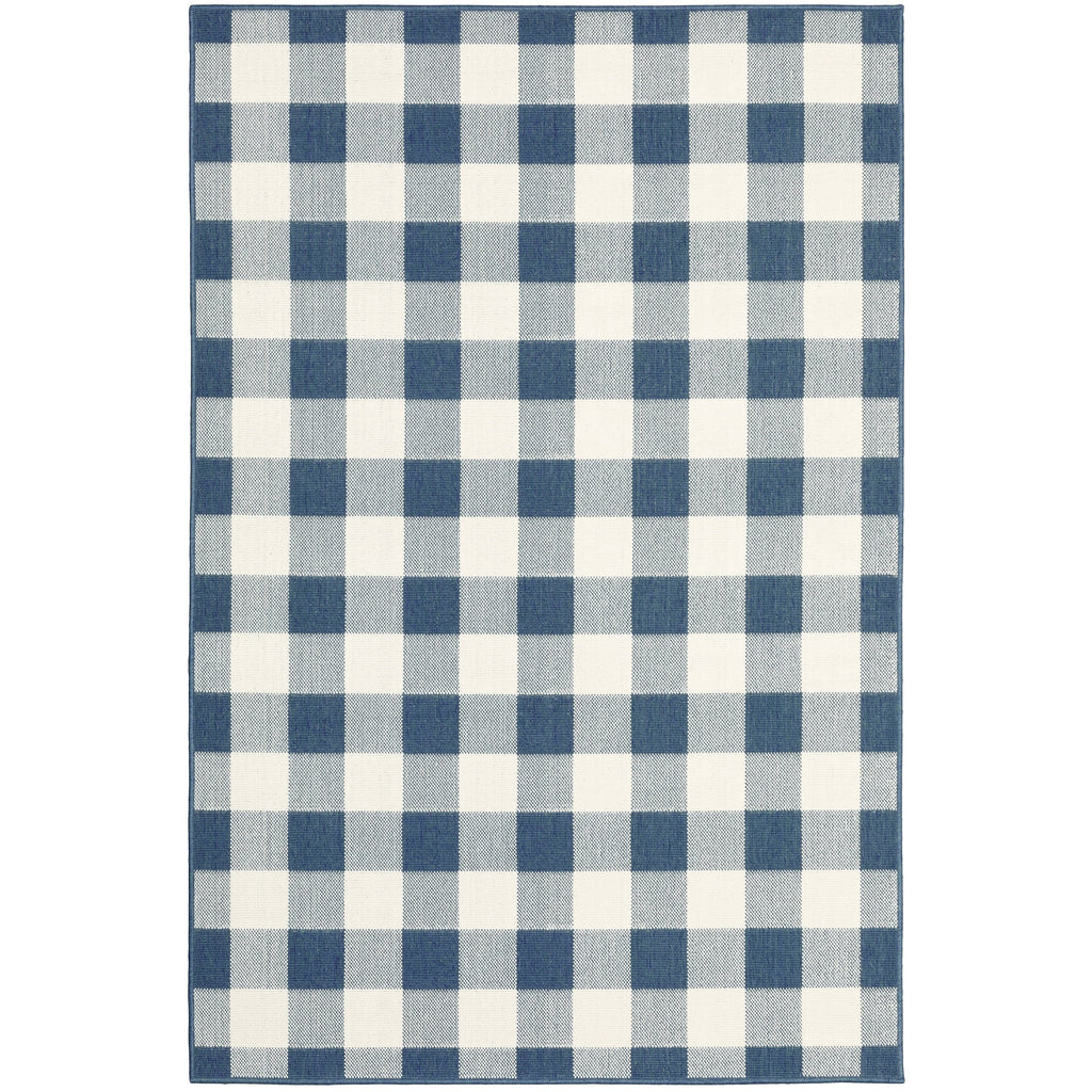 Tapis d'intérieur/extérieur à carreaux vichy de Vista Home Malta