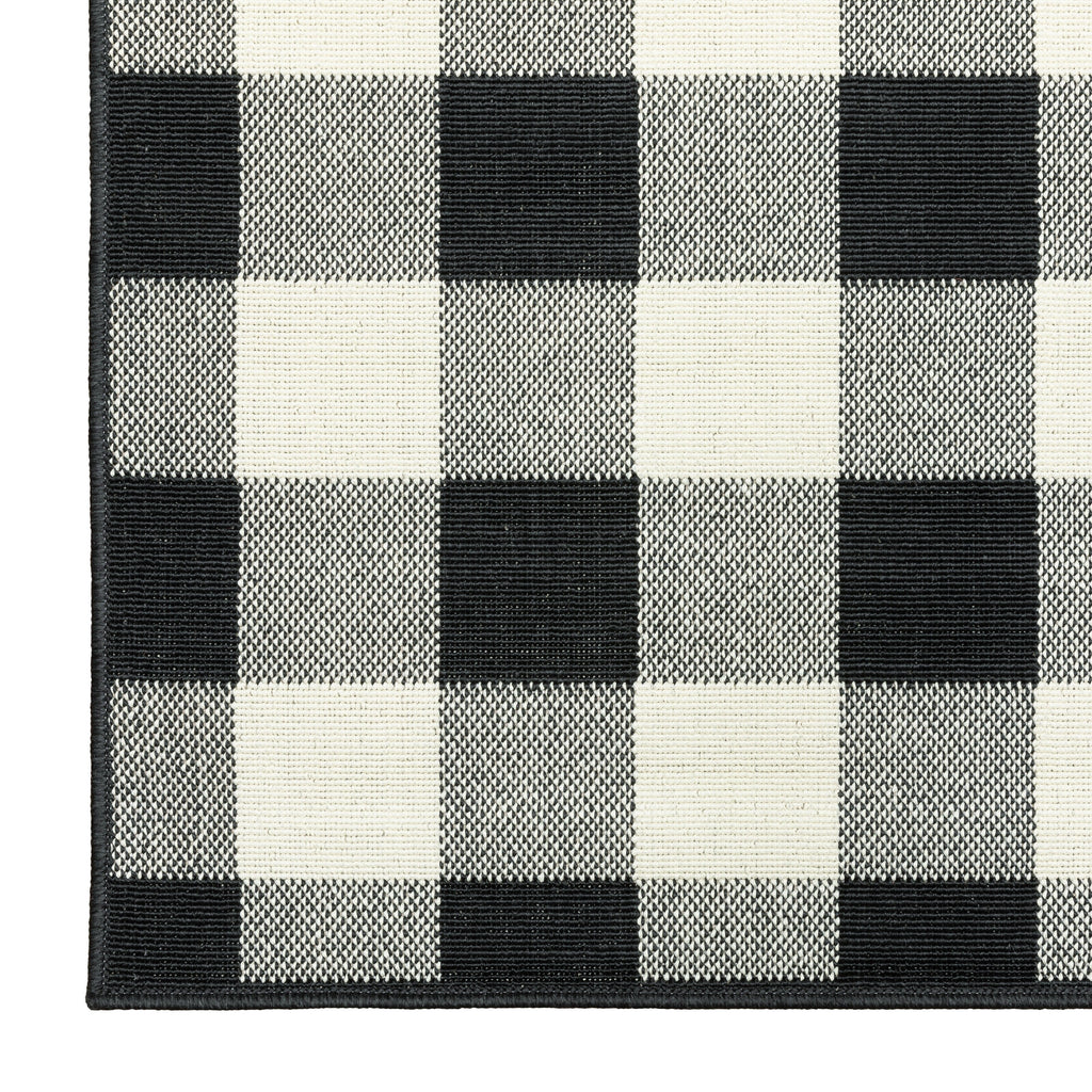 Tapis d'intérieur/extérieur à carreaux vichy de Vista Home Malta
