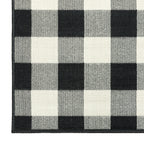 Tapis d'intérieur/extérieur à carreaux vichy de Vista Home Malta