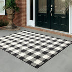 Tapis d'intérieur/extérieur à carreaux vichy de Vista Home Malta