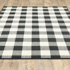 Tapis d'intérieur/extérieur à carreaux vichy de Vista Home Malta