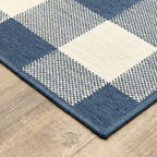 Tapis d'intérieur/extérieur à carreaux vichy de Vista Home Malta