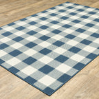 Tapis d'intérieur/extérieur à carreaux vichy de Vista Home Malta