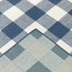 Tapis d'intérieur/extérieur à carreaux vichy de Vista Home Malta