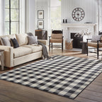 Tapis d'intérieur/extérieur à carreaux vichy de Vista Home Malta