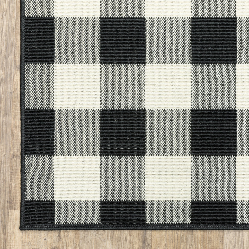 Tapis d'intérieur/extérieur à carreaux vichy de Vista Home Malta