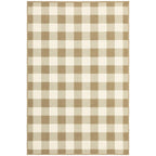 Tapis d'intérieur/extérieur à carreaux vichy de Vista Home Malta