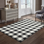 Tapis d'intérieur/extérieur à carreaux vichy de Vista Home Malta