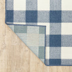 Tapis d'intérieur/extérieur à carreaux vichy de Vista Home Malta