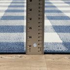 Tapis d'intérieur/extérieur à carreaux vichy de Vista Home Malta