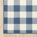 Tapis d'intérieur/extérieur à carreaux vichy de Vista Home Malta