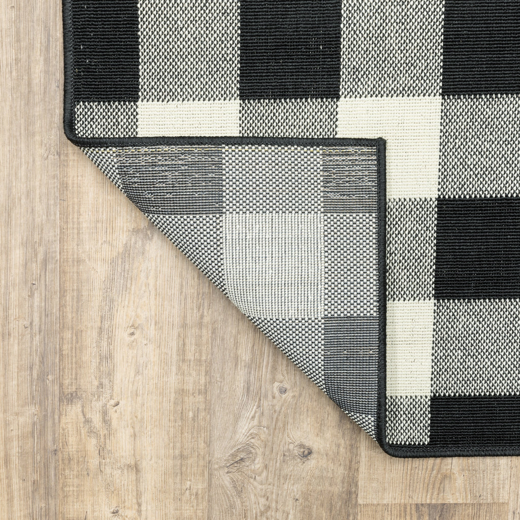 Tapis d'intérieur/extérieur à carreaux vichy de Vista Home Malta