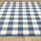 Tapis d'intérieur/extérieur à carreaux vichy de Vista Home Malta