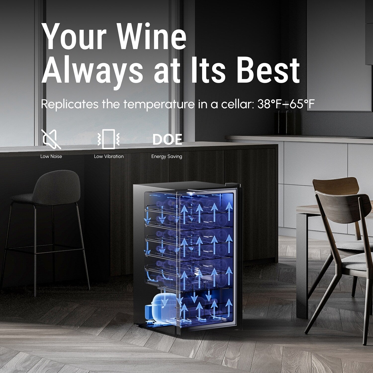 Réfrigérateur à vin/boissons de 17 pouces, 28 bouteilles, en acier inoxydable, pour usage domestique et commercial